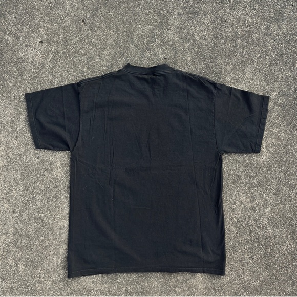 Vintage Black Hard Rock Cafe T-shirt Las Vegas Purple And Green Size Large/xl - Picture 3 of 4